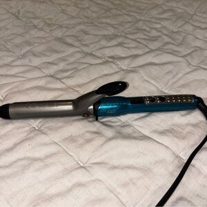Conair Silver and Blue Curling Iron